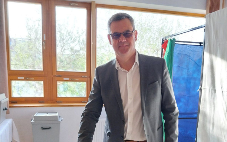 Takács Péter már szavazott
