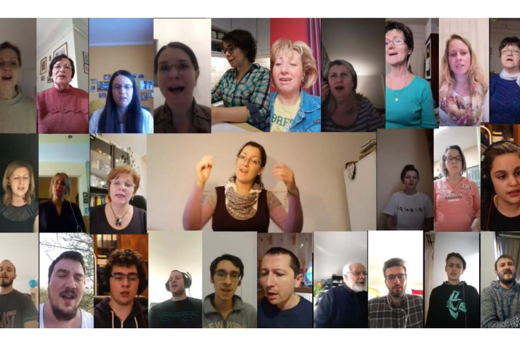 A karantén idején sem tétlenkedik a pápai református kórus