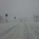 Hófúvás Pápa környékén