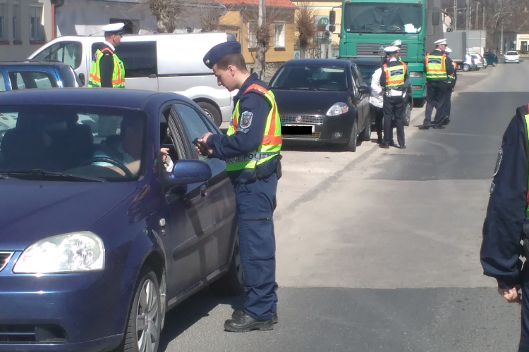 Közlekedési akció a Pápai járásban