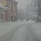 40 cm hó Pápán - 2013