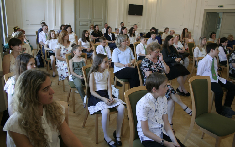 Díjazták a város jó tanulóit