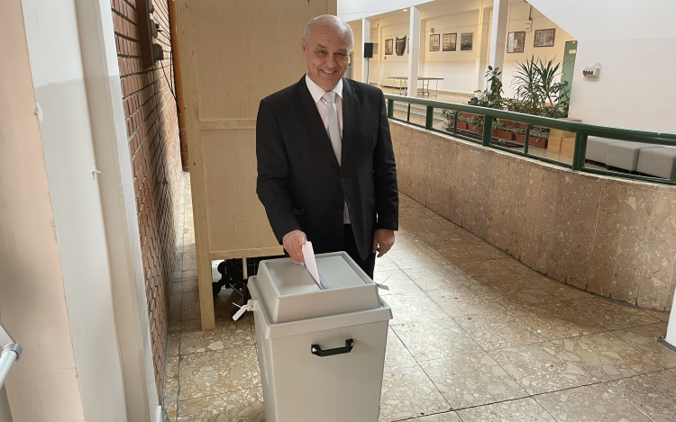 Grőber Attila leadta a voksát