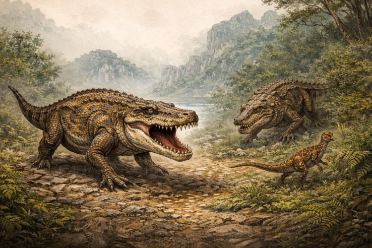 80 millió éve krokodilok vadásztak a Bakonyban