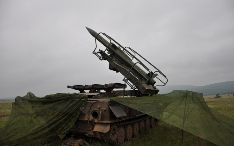 Gyakorlatozik a győri légvédelem